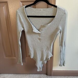 Striped Long Sleeve Bodysuit